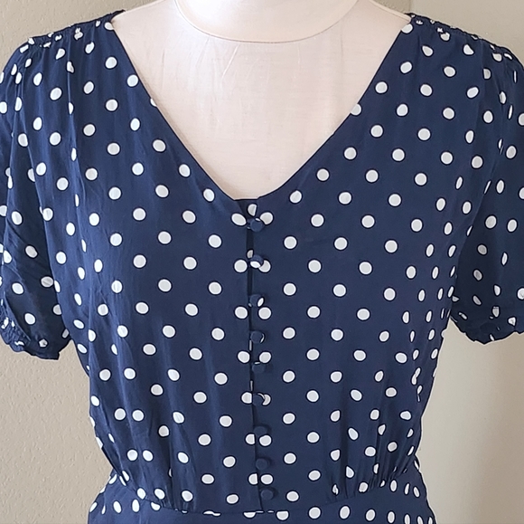 Polka dot mididress - Picture 3 of 5